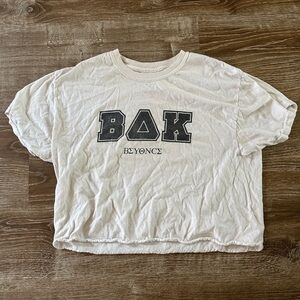 Rare Beyoncé Coachella exclusive cropped t shirt Medium